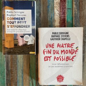 Photo du livre utilisé dans les formations RSE d'oser la RSE : Pablo Servigne collapsologie